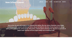Desktop Screenshot of games.parsons.edu