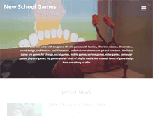 Tablet Screenshot of games.parsons.edu