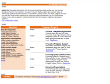 Tablet Screenshot of gis.parsons.com