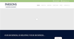 Desktop Screenshot of parsons.co.uk